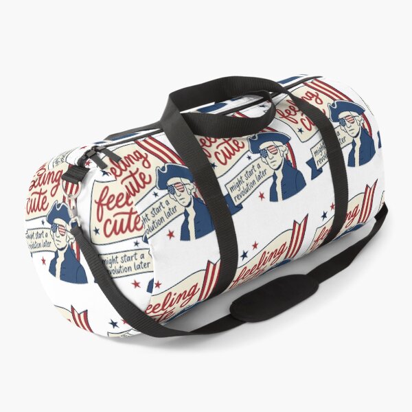 Item preview, Feeling Cute Might Start A Revolution Later Patriotic Meme designed and sold by FreshVibe Prints.