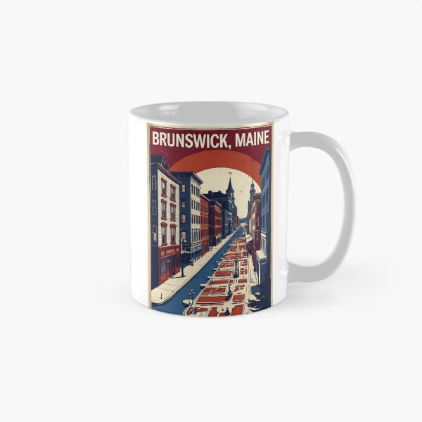 Item preview, Brunswick Maine 1950s USA Vintage Travel Tourism designed and sold by TravelersGems.
