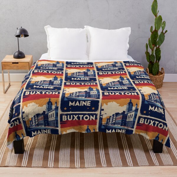 Item preview, Buxton Maine 1950s USA Vintage Travel Tourism designed and sold by TravelersGems.
