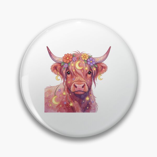 Item preview, Taurus Zodiac Sticker | Highland Cow Astrology Art designed and sold by AillustriaAK.