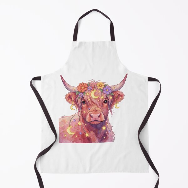 Item preview, Taurus Zodiac Sticker | Highland Cow Astrology Art designed and sold by AillustriaAK.
