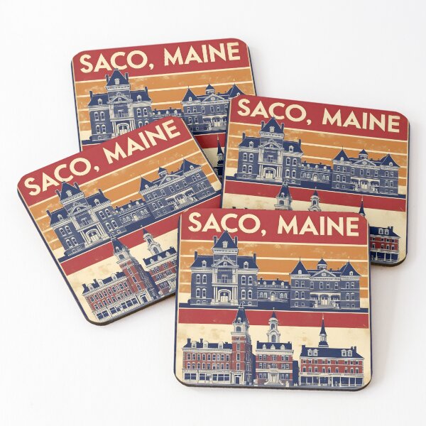 Item preview, Saco Maine 1950s USA Vintage Travel Tourism designed and sold by TravelersGems.