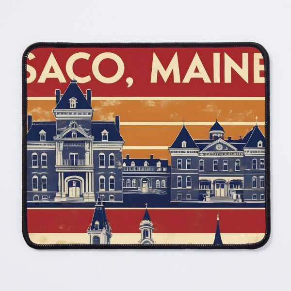 Item preview, Saco Maine 1950s USA Vintage Travel Tourism designed and sold by TravelersGems.
