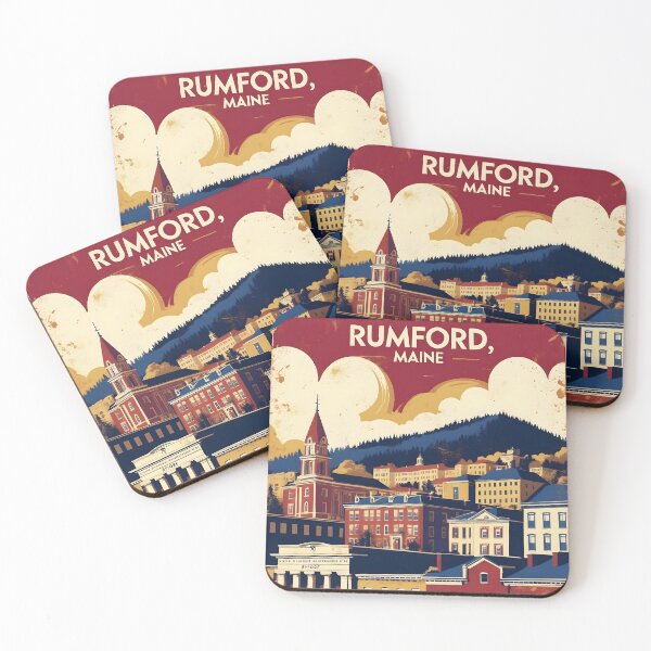 Item preview, Rumford Maine 1950s USA Vintage Travel Tourism designed and sold by TravelersGems.