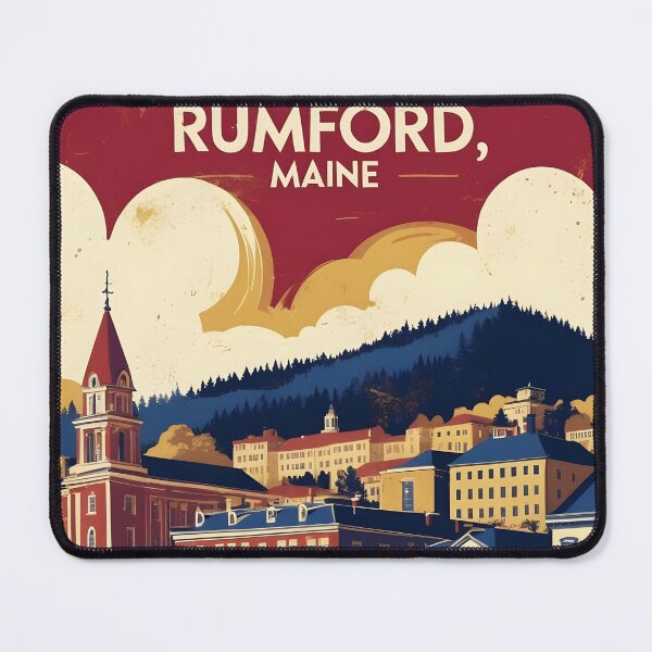 Item preview, Rumford Maine 1950s USA Vintage Travel Tourism designed and sold by TravelersGems.