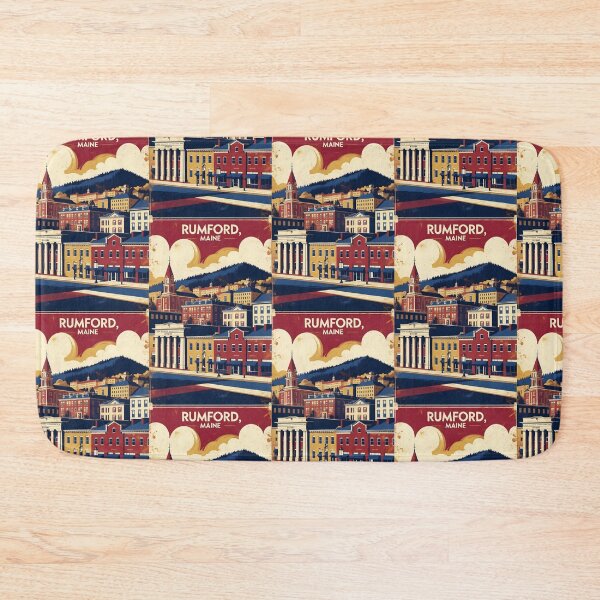 Item preview, Rumford Maine 1950s USA Vintage Travel Tourism designed and sold by TravelersGems.