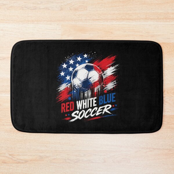 Item preview, Red White Blue USA Soccer Fan Pride Gift designed and sold by CleanDecor.