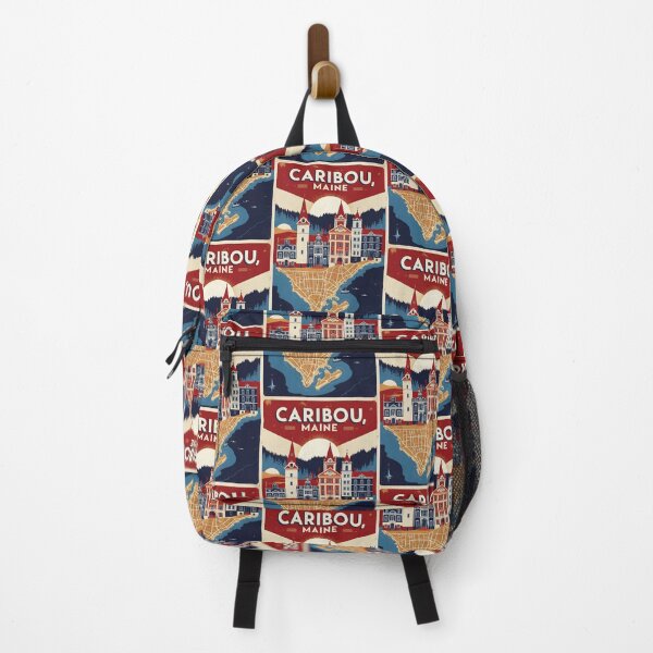 Item preview, Caribou Maine 1950s USA Vintage Travel Tourism designed and sold by TravelersGems.
