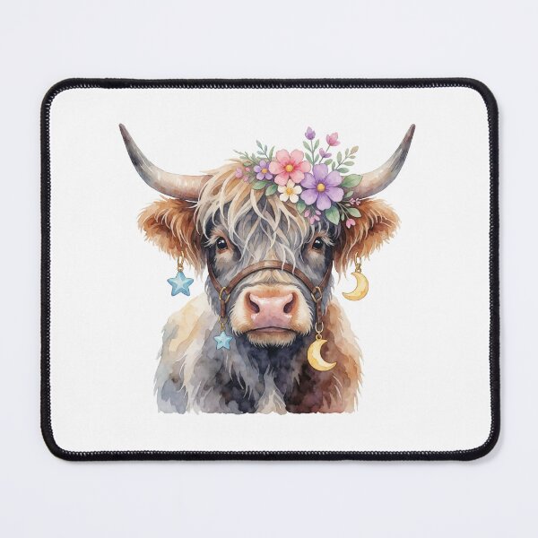 Item preview, Taurus Zodiac Sticker | Highland Cow Astrology Art designed and sold by AillustriaAK.