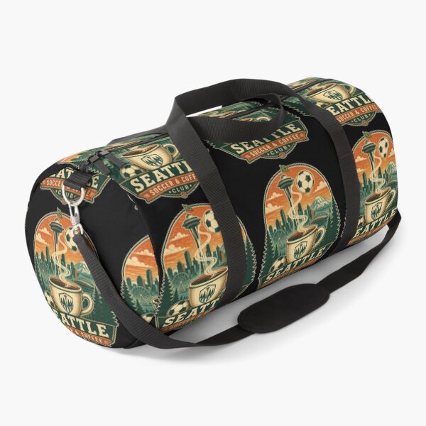 Item preview, Seattle Soccer & Coffee Club Retro Travel Shirt | Space Needle Coffee Soccer Ball Seattle designed and sold by Globalcitytees.