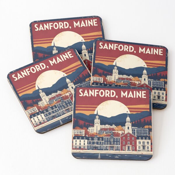 Item preview, Sanford Maine 1950s USA Vintage Travel Tourism designed and sold by TravelersGems.