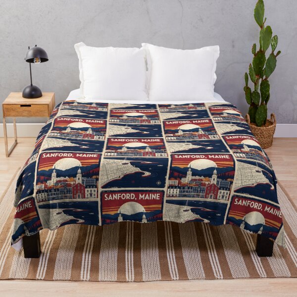 Item preview, Sanford Maine 1950s USA Vintage Travel Tourism designed and sold by TravelersGems.