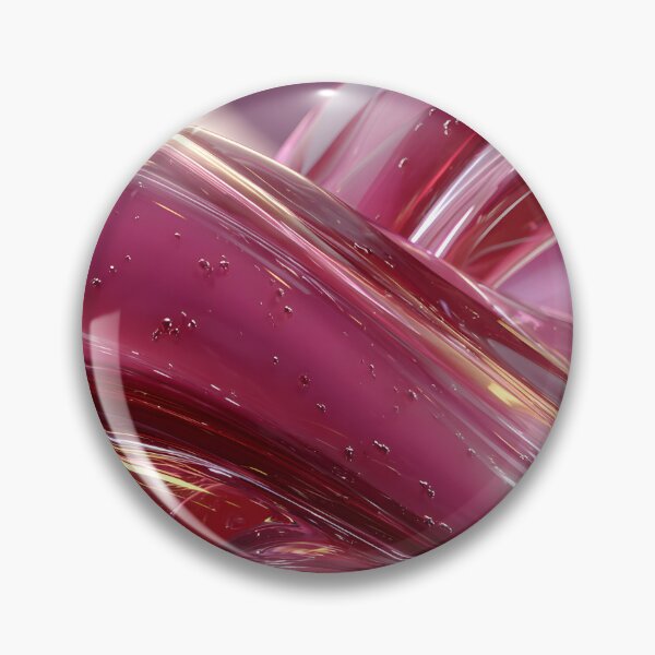 Item preview, Pink Liquid Glass Abstract with Glossy Fluid Waves designed and sold by daila70.