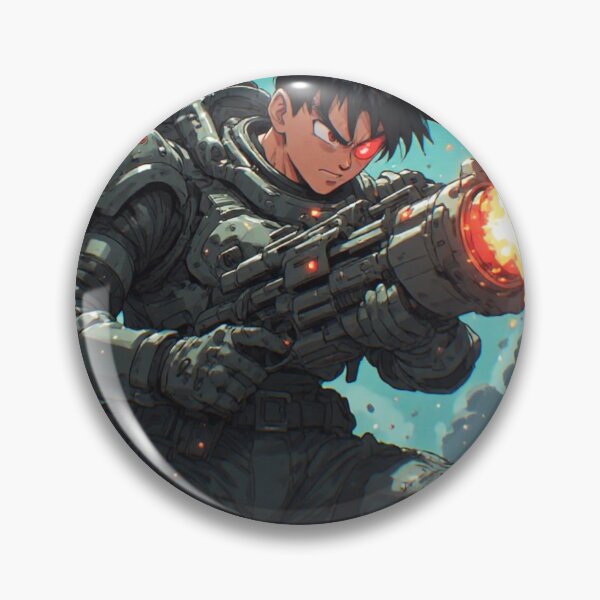Item preview, Hicks Saiyan Warrior - Retro Anime Sci-Fi designed and sold by jmavila.