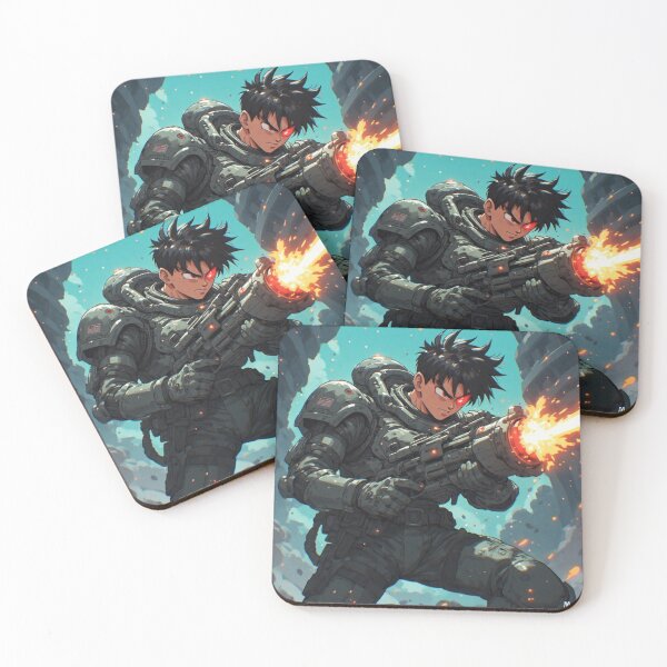 Item preview, Hicks Saiyan Warrior - Retro Anime Sci-Fi designed and sold by Mavila Forge.