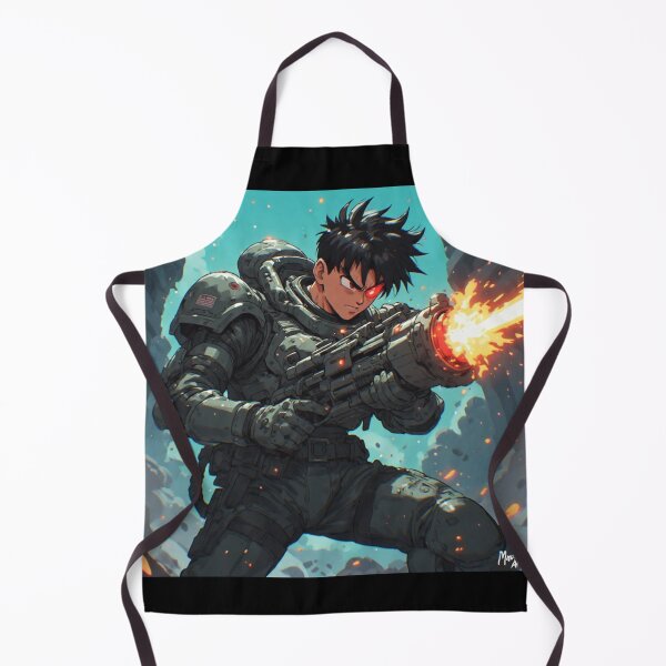Item preview, Hicks Saiyan Warrior - Retro Anime Sci-Fi designed and sold by Mavila Forge.