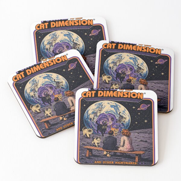 Item preview, Portal to the Cat Dimension Retro Space designed and sold by ATMAS SHOP.