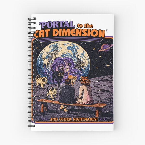 Item preview, Portal to the Cat Dimension Retro Space designed and sold by ATMAS SHOP.