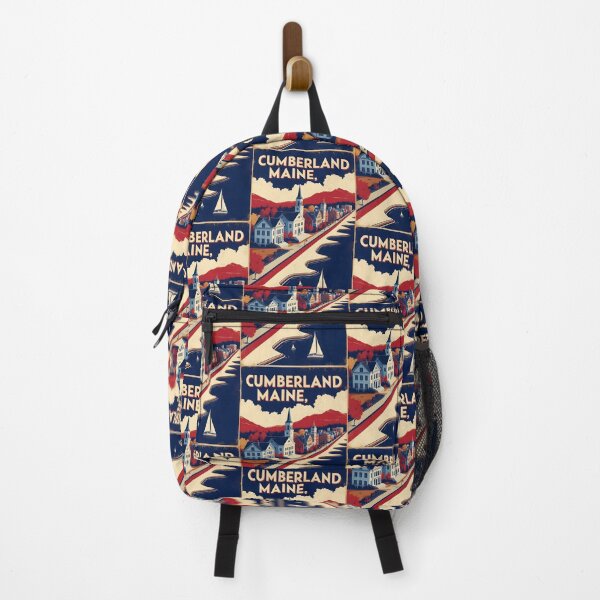 Item preview, Cumberland Maine 1950s USA Vintage Travel Tourism designed and sold by TravelersGems.
