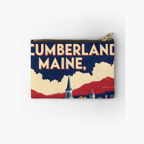 Item preview, Cumberland Maine 1950s USA Vintage Travel Tourism designed and sold by TravelersGems.