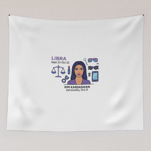 Item preview, Libra Style: Kim Kardashian Modern Zodiac Art designed and sold by layalistoresa.