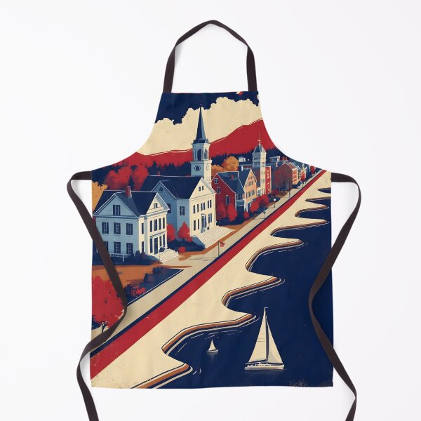Item preview, Cumberland Maine 1950s USA Vintage Travel Tourism designed and sold by TravelersGems.