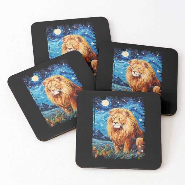 Item preview, Funny Lion Starry Night Illustration Mom Dad Kids designed and sold by rafaeltto.