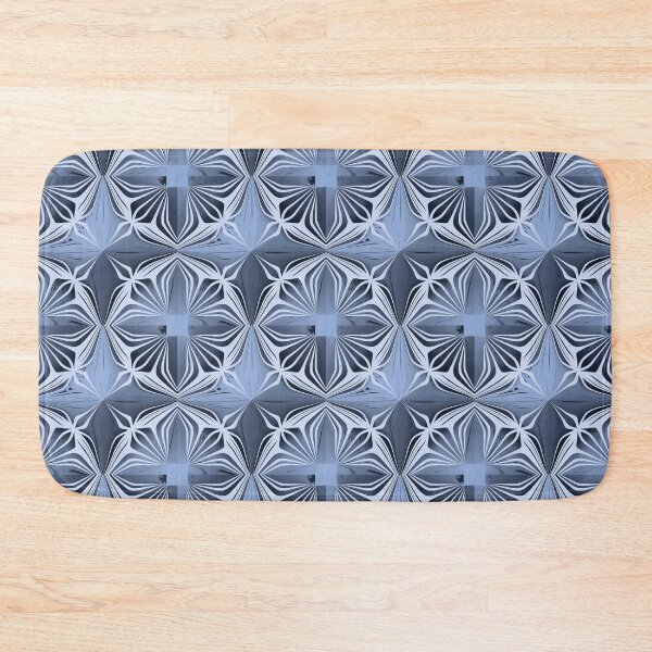 Item preview, Blue Geometric Mandala Seamless Pattern designed and sold by SahmatArt.