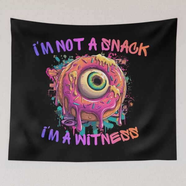 Item preview, ippy Eyeball Donut with Colorful Quote - Psychedelic Weirdcore DesignTrippy ETryeball Donut with Colorful Quote - Psychedelic Weirdcore Design designed and sold by illeN-Art-World.