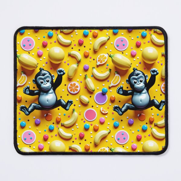 Item preview, Chibi Gorilla Banana Pop 3D designed and sold by krazzyremo.