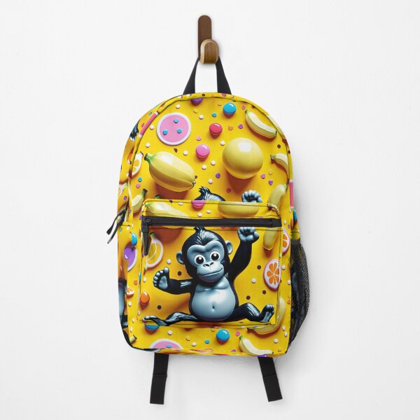 Item preview, Chibi Gorilla Banana Pop 3D designed and sold by krazzyremo.