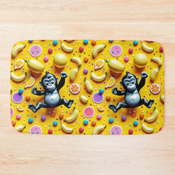 Item preview, Chibi Gorilla Banana Pop 3D designed and sold by krazzyremo.