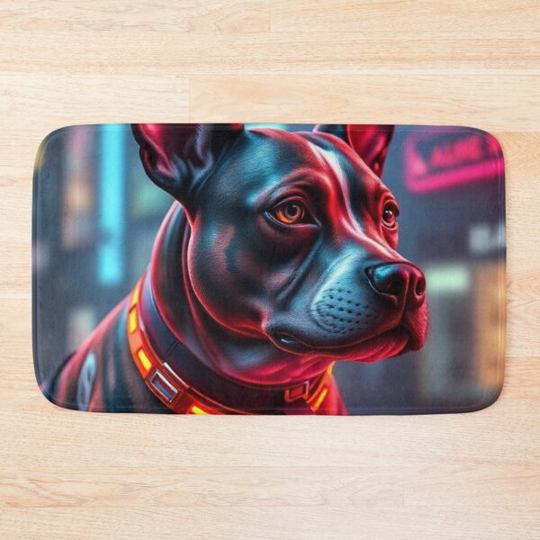 Item preview, Cyberpunk Style Dog | Neon Futuristic Illustration designed and sold by RAISC.
