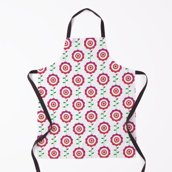 Item preview, Retro Flower Folk Art Vibrant Color Gradient Graphic designed and sold by ZorianArt.