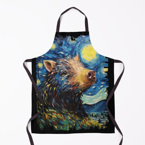 Item preview, Funny Warty Pig Starry Night Illustration Mom Dad Kids designed and sold by rafaeltto.