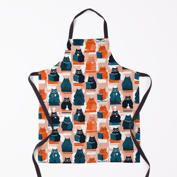 Item preview, Chess Piece Cats Pattern | Cute Cat Chess Characters for Chess Lovers designed and sold by VieUnique.