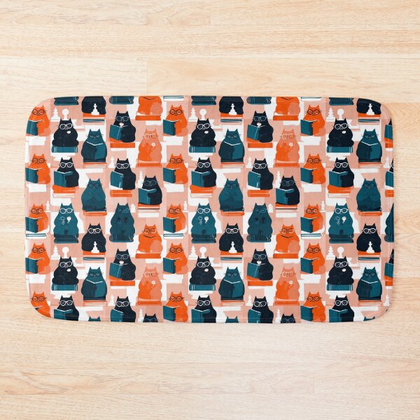 Item preview, Chess Piece Cats Pattern | Cute Cat Chess Characters for Chess Lovers designed and sold by VieUnique.