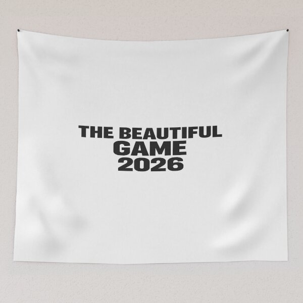 Item preview, The Beautiful Game 2026 Minimalist Football T-Shirt designed and sold by ArthUpscale.