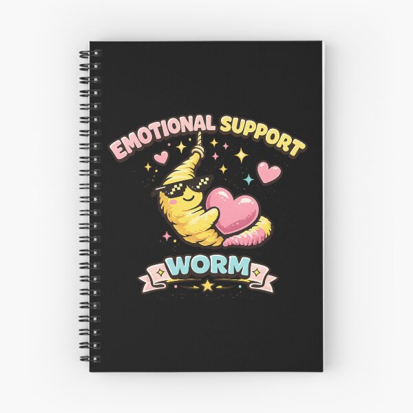 Item preview, Emotional Support Worm Cute Comfort Character Meme designed and sold by PunchDrop.