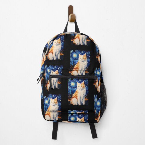 Item preview, Funny Turkish Van Cat Starry Night Illustration Mom Dad Kids designed and sold by rafaeltto.