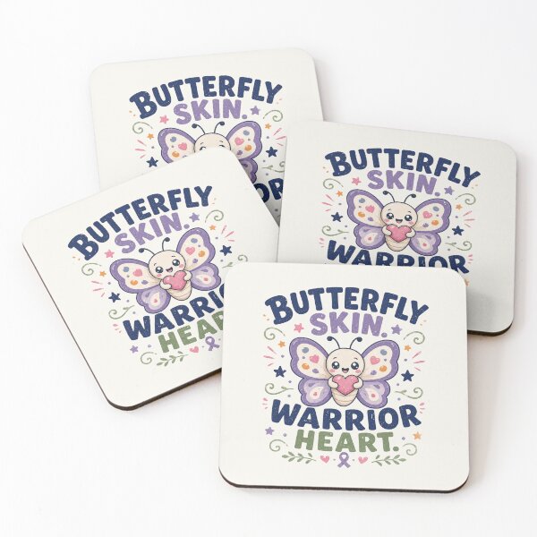 Item preview, Butterfly Skin Warrior Heart - Epidermolysis Bullosa Awareness designed and sold by BlackSector77.