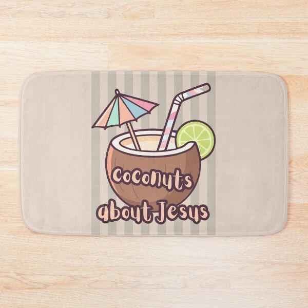Item preview, Coconuts About Jesus Love Co Co Nuts Tropical Drink Beach Summer Cocktail designed and sold by Forevermore.