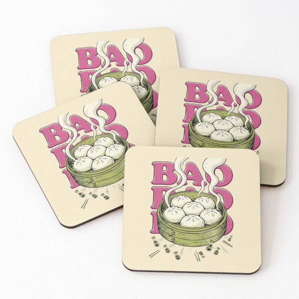 Item preview, Retro Pop Art Steamed Buns Bao Graphic designed and sold by DuckOddity.
