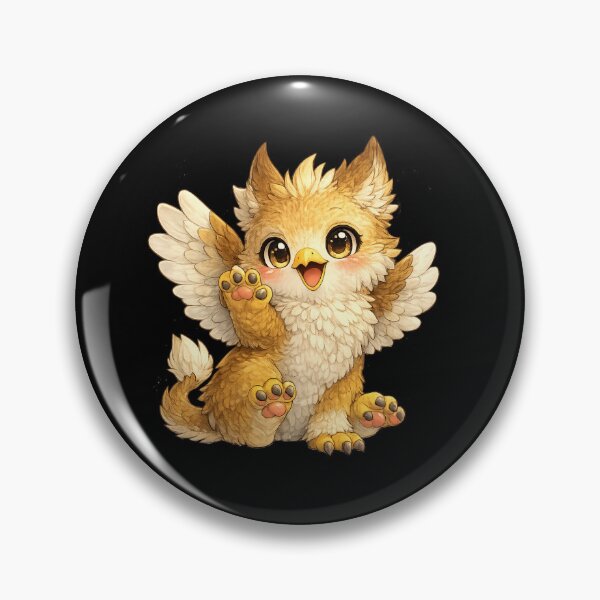 Item preview, Adorable Gryphon Chibi Animal Design designed and sold by Hatchling Hollow.