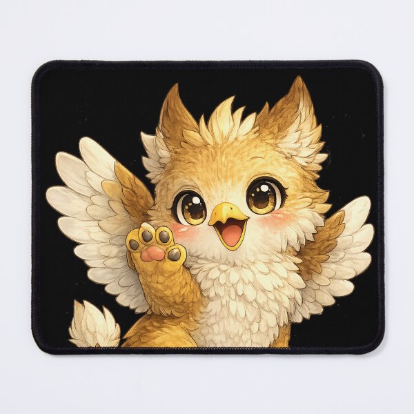 Item preview, Adorable Gryphon Chibi Animal Design designed and sold by Hatchling Hollow.