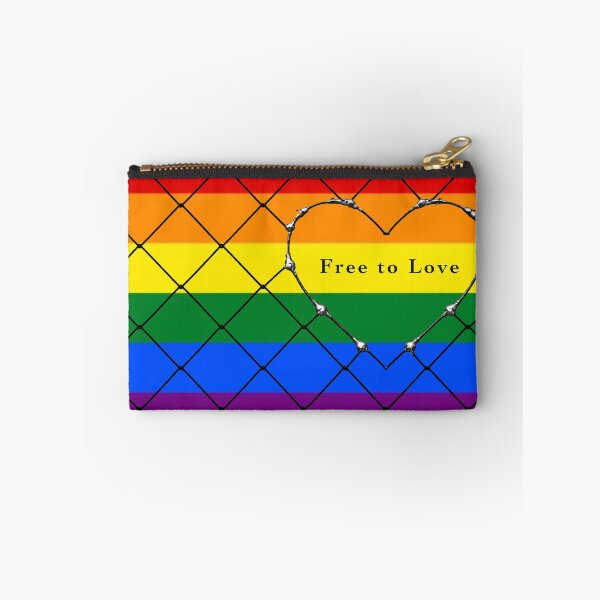 Item preview, Free to Love/ Rainbow Pride Heart Desing designed and sold by GDNA.