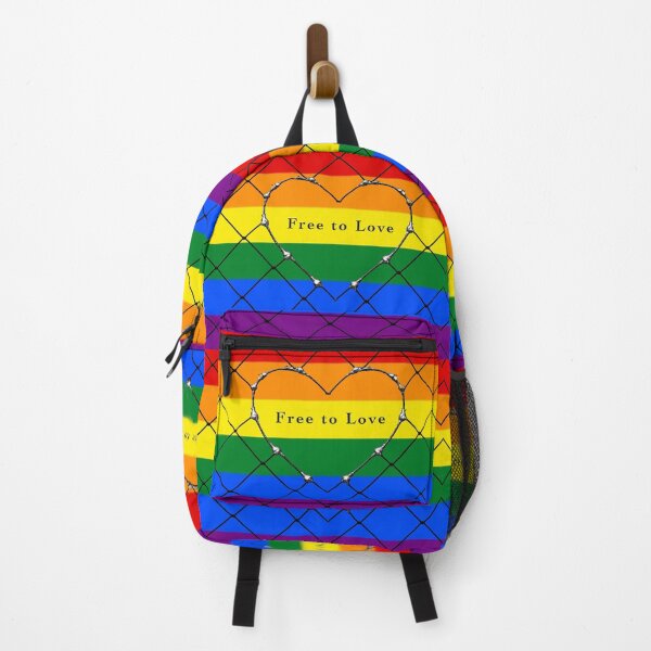 Item preview, Free to Love/ Rainbow Pride Heart Desing designed and sold by GDNA.