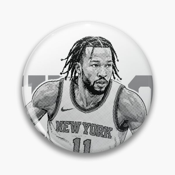 Item preview, Jalen Brunson New York Knicks Halftone Basketball Poster Style Graphic designed and sold by thepixfactory.