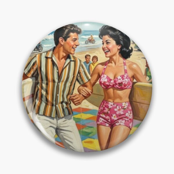 Item preview, A Musical Beach Party Adventure – Beach Blanket Bingo Fine Art Print designed and sold by Art's Diner.