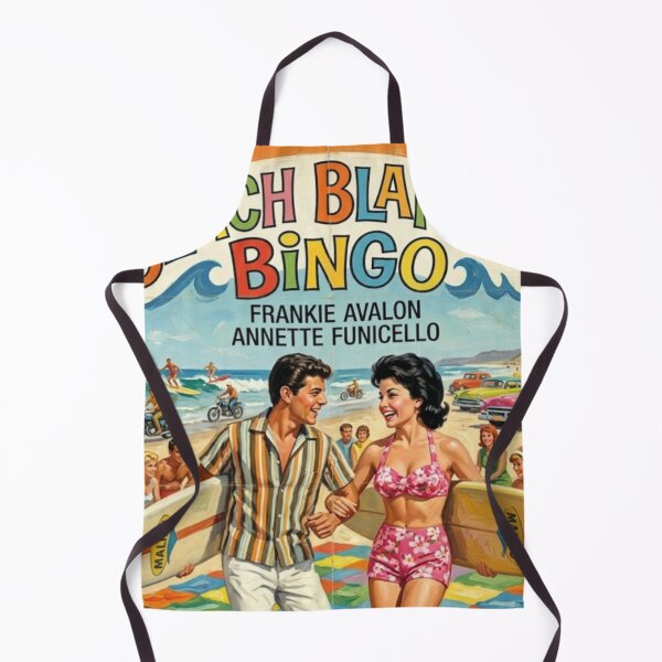 Item preview, A Musical Beach Party Adventure – Beach Blanket Bingo Fine Art Print designed and sold by Art's Diner.
